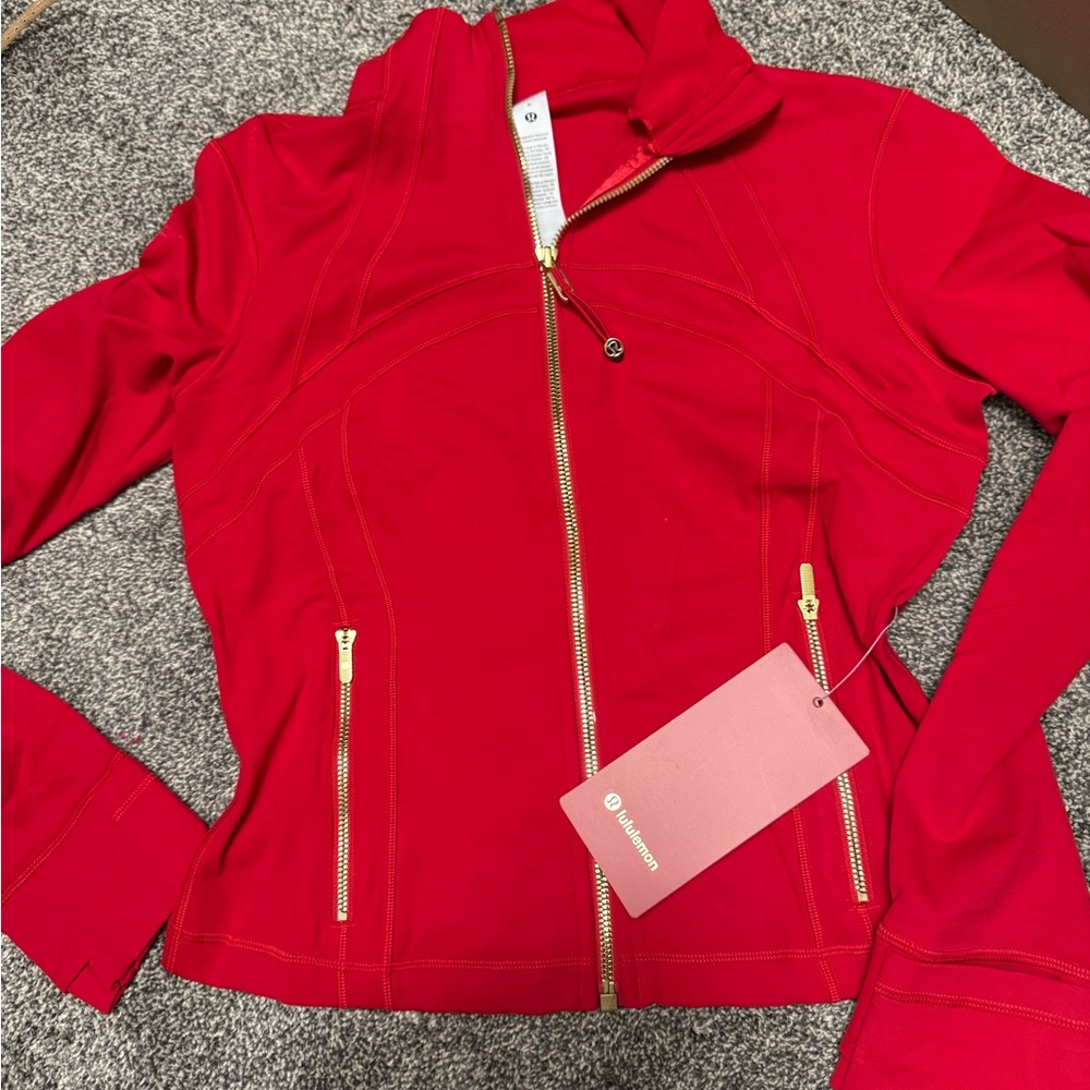 Authentic Lululemon Lunar New Year Women's Red Define Jacket Size 8